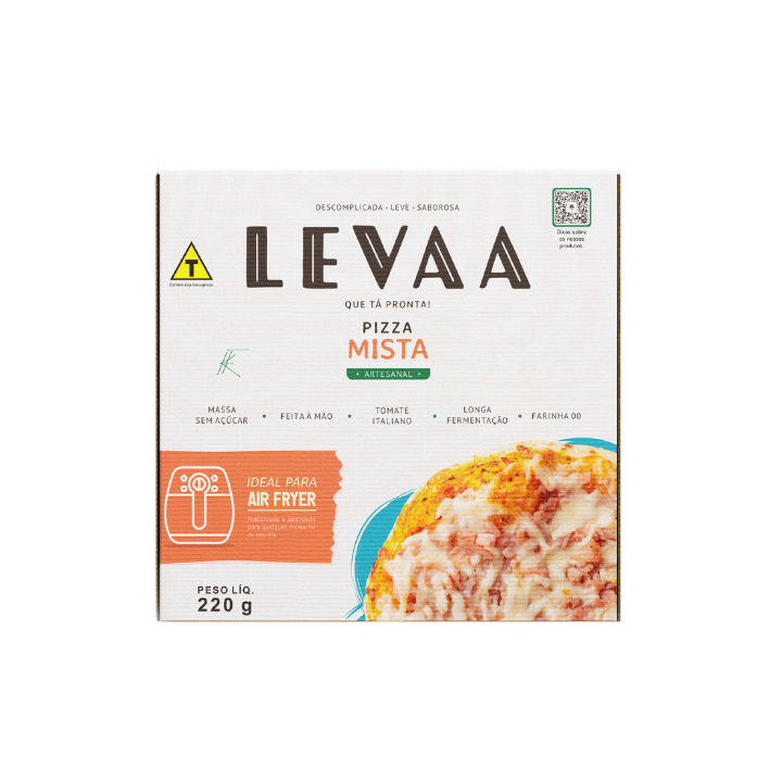 Pizza Mista Air Fryer Cong 220g - Levaa